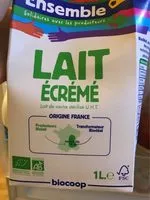 Mängden socker i Lait Écrémé
