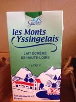Mängden socker i Lait de Montagne écrémé
