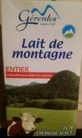 Mängden socker i Lait de montagne entier