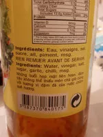 Mängden socker i Sauce Rouleaux Printemps Dragon Or 650ML