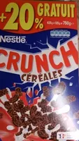 Mängden socker i Crunch céréales