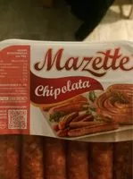 Mängden socker i Chipolatas mazette, LES BRASERADES, 6 pièces, Barquette