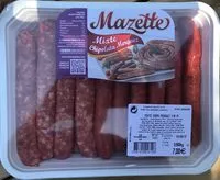 Mängden socker i Mixte chipolata-merguez
