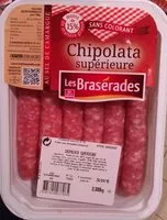 Mängden socker i Saucisse Chipolata supérieure