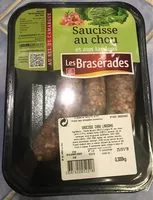 Mängden socker i Saucisse au chou et aux lardons