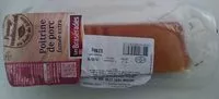 Mängden socker i Poitrine de porc fumée extra
