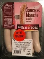 Mängden socker i Saucisse blanche à griller nature