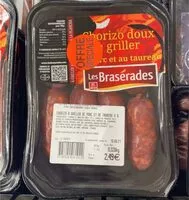 Mängden socker i Chorizo doux à griller