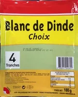 Mängden socker i Blanc de Dinde Choix