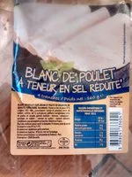 Mängden socker i Blanc de poulet à teneur en sel réduite