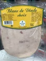 Mängden socker i Blanc de Dinde choix