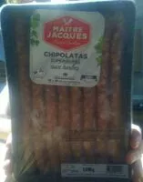 Mängden socker i Chipolatas supérieures aux herbes