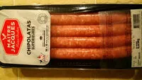 Mängden socker i Maître Jacques chipolatas supérieures sans colorant