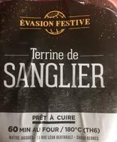 Mängden socker i Terrine gres pate de sanglier Maitre jacques