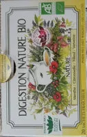 Mängden socker i Tisane Digestion Nature Bio