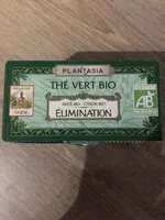 Mängden socker i Thé vert bio - elimination