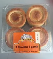 Mängden socker i 4 Bouchées à Garnir