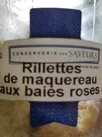 Mängden socker i Rillettes de maquereau aux baies roses