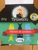 Mängden socker i Rillettes De Sardines Au Beurre De Baratte