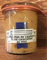 Mängden socker i Rillettes de saumon fumé caramélisé au miel