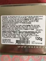 Mängden socker i Caramel au beurre salé et la fleur de sel de Bretagne