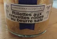 Mängden socker i Rillettes aux crevettes rôties au beurre salé