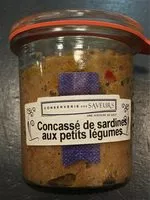 Mängden socker i Concassé de sardines aux petit légumes