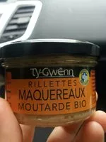 Mängden socker i Rillettes maqueraux moutarde bio