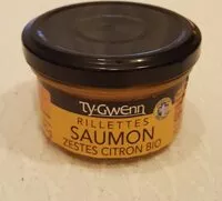 Mängden socker i Rillettes de saumon aux zestes de citron