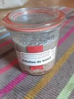 Mängden socker i Rillettes de bœuf