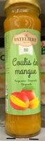 Mängden socker i Coulis de mangue