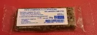 Mängden socker i Pate d amande a la Spiruline