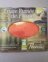 Mängden socker i Truite fumée bio de France