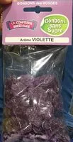 Mängden socker i Bonbons arôme violette