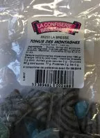 Mängden socker i Confiserie tonys des montagnes