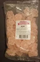 Mängden socker i Bonbon à la rose