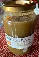 Mängden socker i Confiture maison Rhubarbe