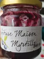 Mängden socker i Confiture myrtille