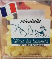 Mängden socker i Délice des sommets mirabelle