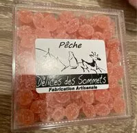 Mängden socker i Bonbon peche artisanal