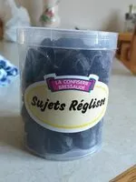 Mängden socker i Sujets réglisse