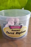 Mängden socker i Carré réglisse