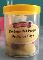 Mängden socker i Bonbon des Vosges