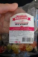 Mängden socker i Bonbons des Vosges mix' atomix