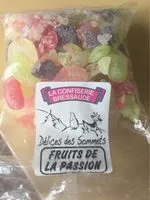 Mängden socker i Delices de sommets Fruits de la Passion