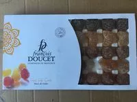 Mängden socker i Pâtes de fruits