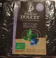 Mängden socker i Pate de fruits myrtille