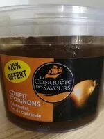 Mängden socker i Confit d'oignons caramel et sel de guérande