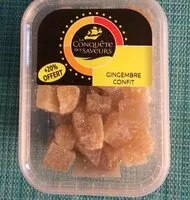 Mängden socker i La conquête des saveurs CMD europe Gingembre confit