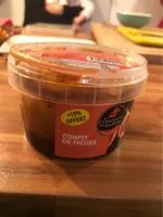 Mängden socker i Confit de figues